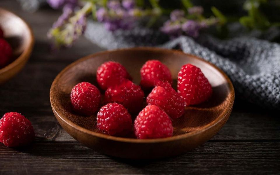 The magic of raspberry powder